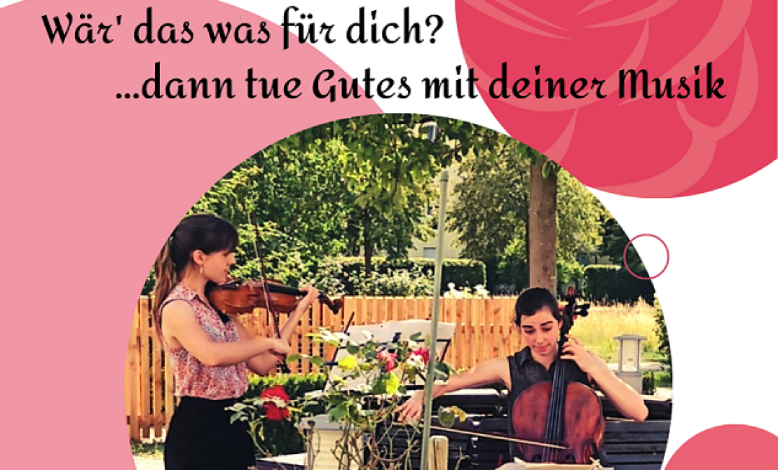 Musiker:innen die ein Konzert geben
